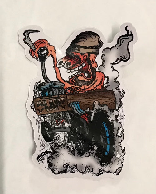 Sticker.   Keif Box Monster - Trog sticker