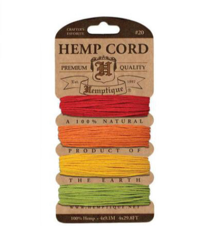 Hemp Cord Card - Candyland #20