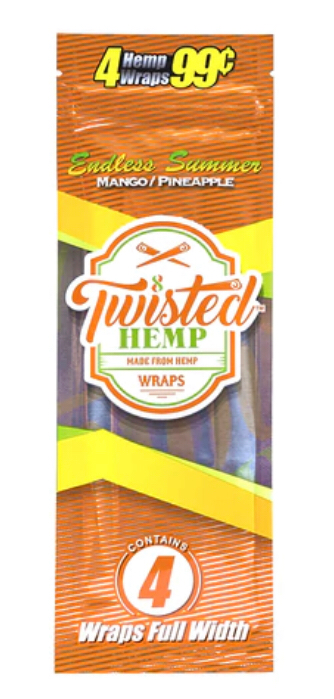 Twisted Hemp Wraps 4 pack