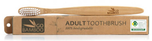 Go Bamboo Adult Toothbrush - Get Hempified Store