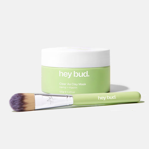 Hey Bud Clay Mask + FREE Applicator Brush (120g)