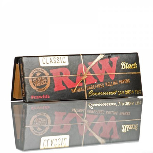 RAW.  Black Papers 1.25 + Tips