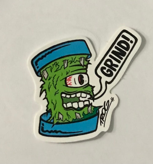 Sticker.     Grind - Trog Sticker