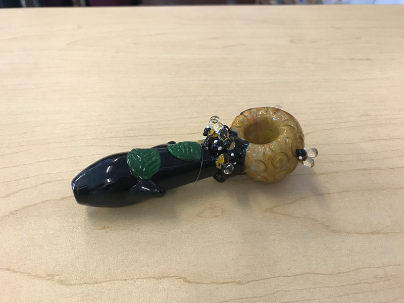 Glass pipe.   Bee hive glass pipe
