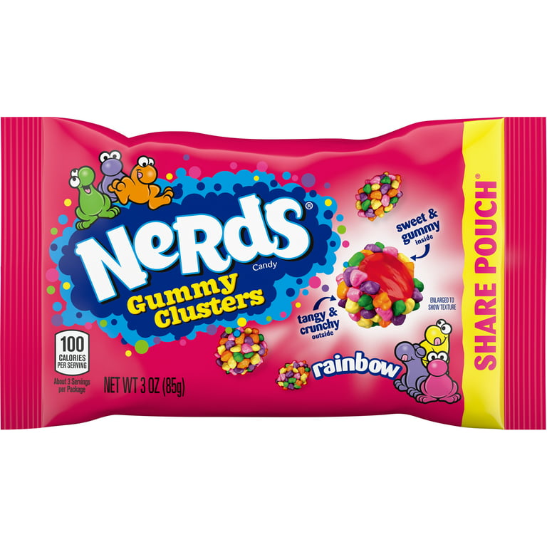 Nerds Gummy Clusters Share Pouch