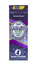 Twisted Hemp Wraps 4 pack