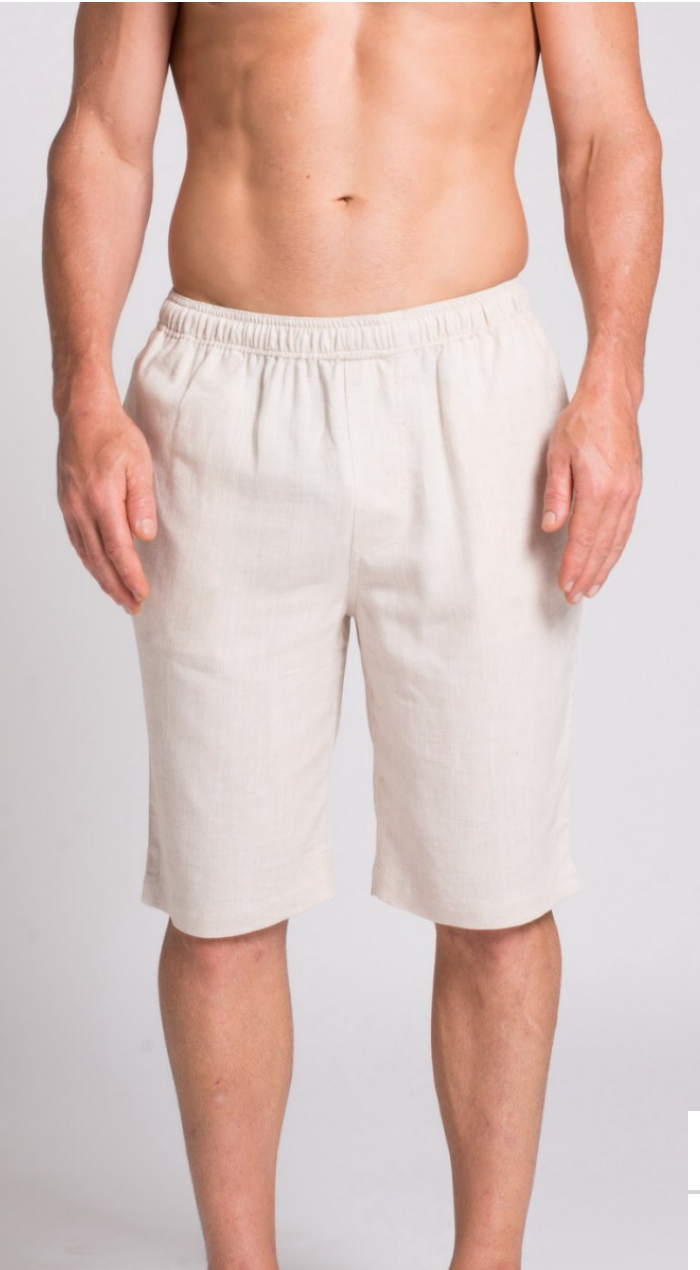 MSB197 Men’s Hemp Bamboo Elastic Waist Shorts