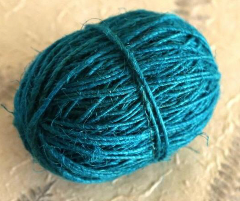 Turquoise Hemp Twine - 50m 2611
